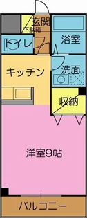 カーサ・ピッコラ伊勢崎【204号室】の間取り