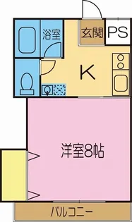 ハイツみずほ2【201号室】の間取り