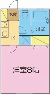 ヒルズシバ15A【201号室】の間取り