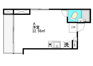 ハイツ村松【A号室】の間取り