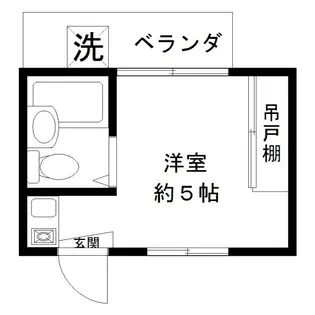 メゾンてらだ【202号室】の間取り