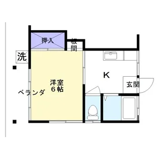 グリーンコーポ【103号室】の間取り