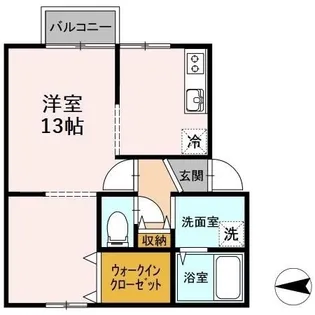 サンパティーク鎌田【105号室】の間取り
