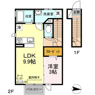 D-City【202号室】の間取り