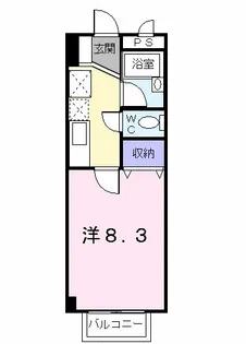 SUNRISE21【202号室】の間取り