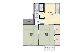 レジデンス長谷川【203号室】の間取り
