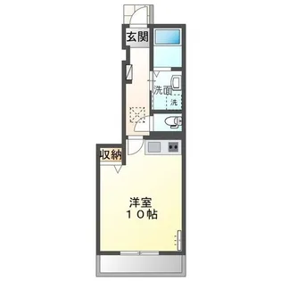アヴァンティ【106号室】の間取り
