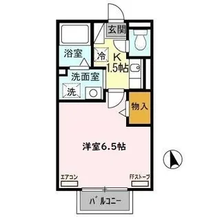 セジュールみなみ【202号室】の間取り