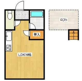 アップル石栄7-1【103号室】の間取り