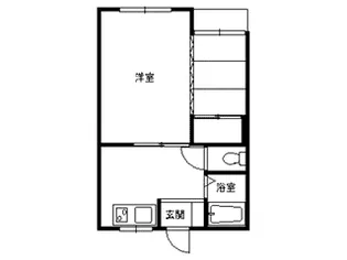 サンヴェール【201号室】の間取り