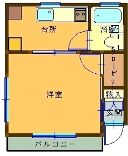 上栄第2ビル【402号室】の間取り