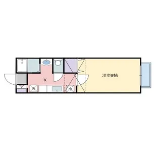 サンヒルズ国見参番館【202号室】の間取り