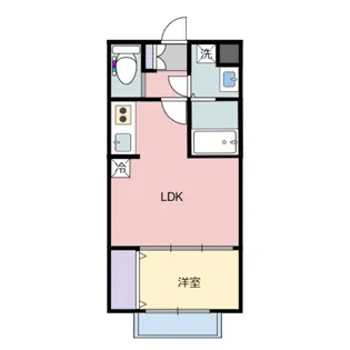 カーサ・ラヴァンドⅡ【203号室】の間取り