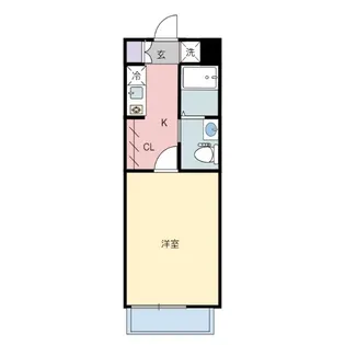 シャトーレイネA【203号室】の間取り