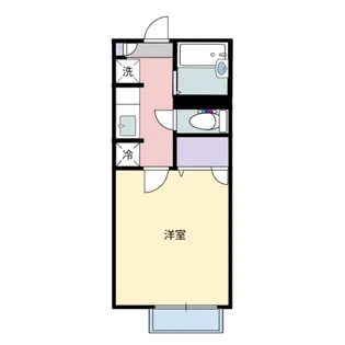 シャーメゾン国見【201号室】の間取り