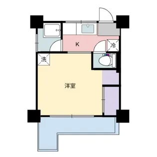 神明レジデンス【405号室】の間取り