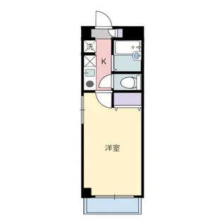 グレイスハイツ中山【205号室】の間取り