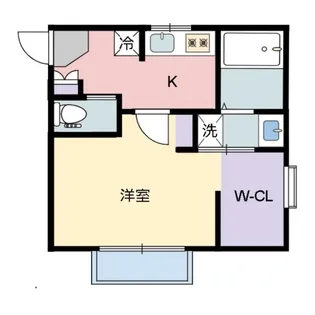 ステラⅡ【202号室】の間取り