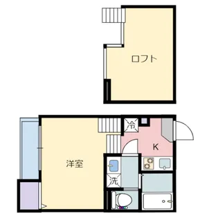 シャンペル中山【102号室】の間取り