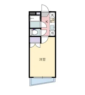 アドバンスコート国見【207号室】の間取り