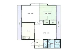 リバータウン日ノ出【502号室】の間取り