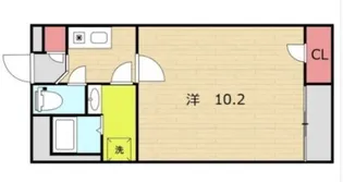 Fast  Hills  日ノ出町【103号室】の間取り