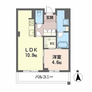 シャーメゾン エルソフィア【204号室】の間取り