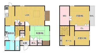 宮崎県宮崎市権現町74番地8【一戸建】の間取り