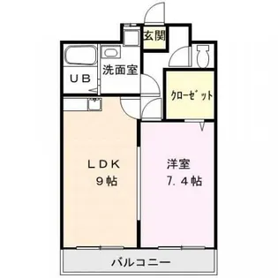 チェレステ【602号室】の間取り