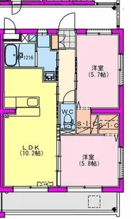 (仮称)三股町YMマンション【201号室】の間取り