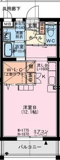 (仮称)都城小松原町マンション【203号室】の間取り
