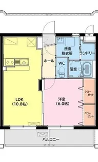 ユーミー高洲【203号室】の間取り