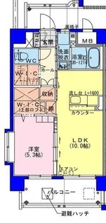 アンジェラ【601号室】の間取り