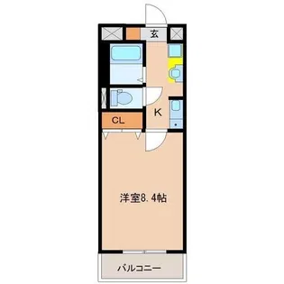 サンクウット71【402号室】の間取り