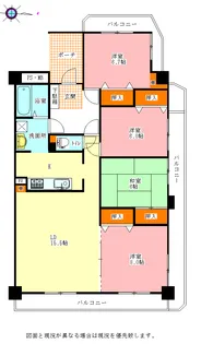 ココラック鳴門 Ⅰ【601号室】の間取り