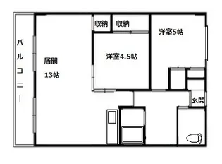 第78松井ビルの間取り