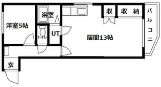 ロータスハイツ澄川【207号室】の間取り
