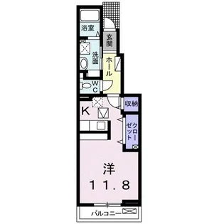 ドリームスター・A【104号室】の間取り