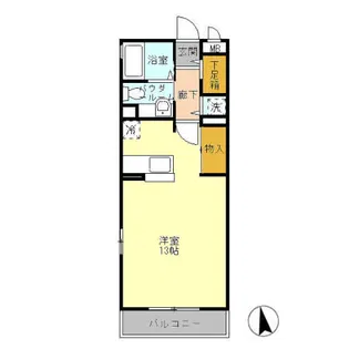 グランステラ【306号室】の間取り