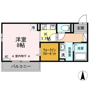 エトーレ・DⅢ【303号室】の間取り
