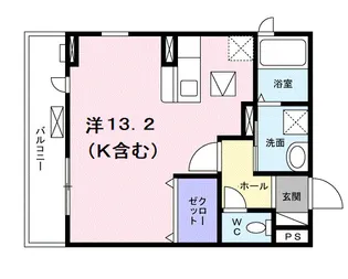 ダイナ モア【104号室】の間取り