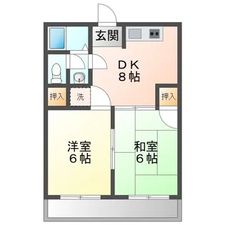 イースタンハイツ【201号室】の間取り