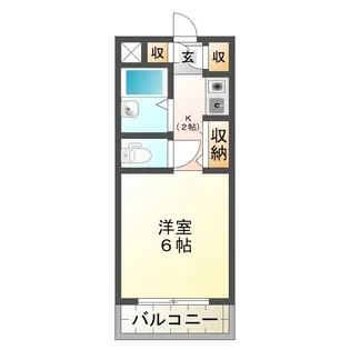 プラネット2【201号室】の間取り