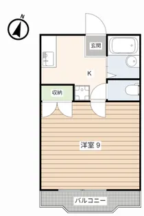 CLEO・津高【205号室】の間取り
