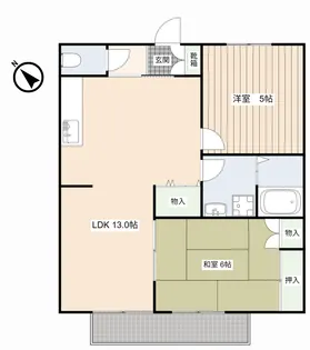 フレグランスM【102号室】の間取り