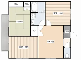 フレグランスM【102号室】の間取り