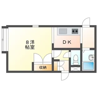 タウンパル【105号室】の間取り