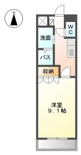 ラピュタⅡ【106号室】の間取り