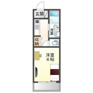 パークマンション【408号室】の間取り