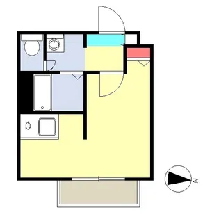 AXIZ湘南【303号室】の間取り